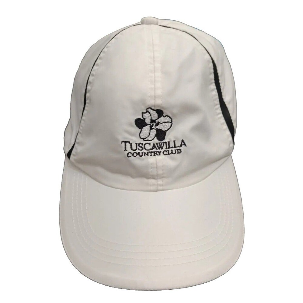 Tuskawilla Country Club Women's KATE LORD Ahead Adjustable Cap Golf WHITE Hat